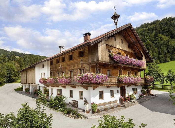 Ferienwohnung für 13 Personen, mit Balkon und Terrasse sowie Garten und Ausblick in Reith im Alpbachtal