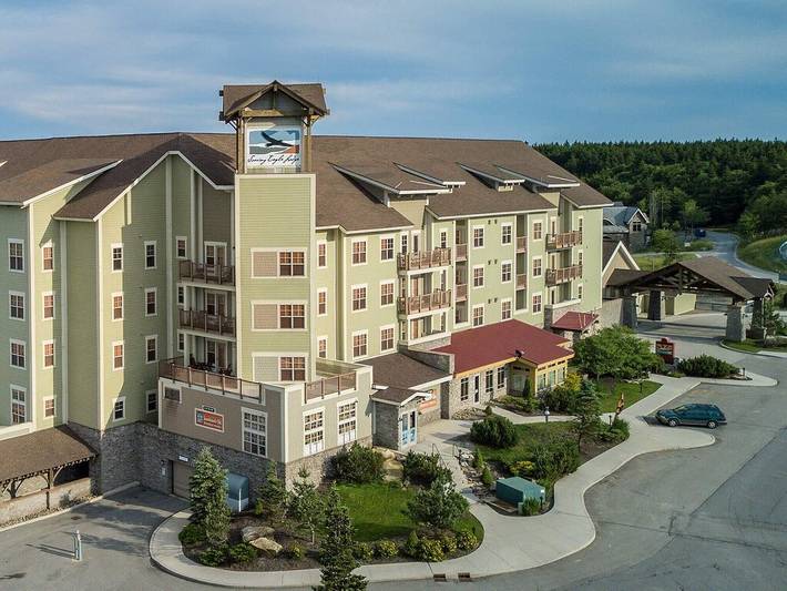 Vacation rental for 6 people, with sauna and balcony as well as hot tub in Snowshoe