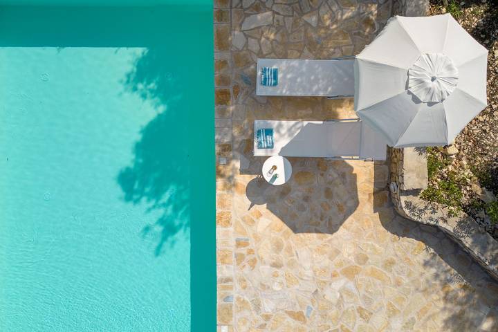 Hütte für 4 Personen, mit Balkon und Terrasse sowie Garten und Pool in Griechenland - 2
