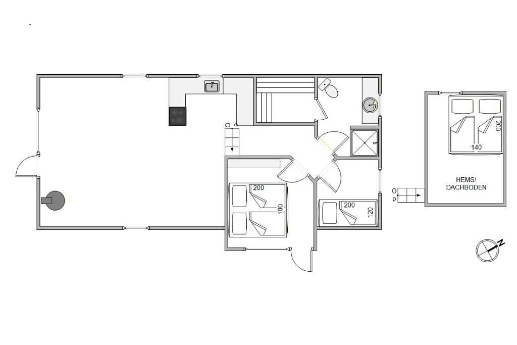 Gemütliches Ferienhaus in perfekter Lage auf der 1. Dünenreihe in Ringkøbing, Holmsland Klit