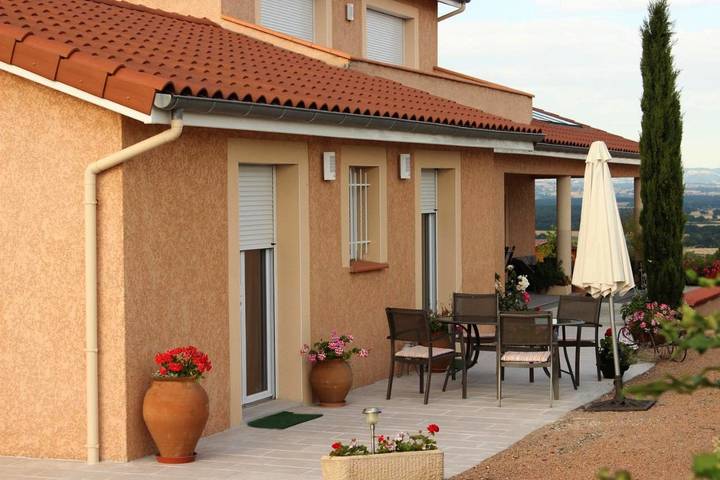 Chambre d’hôte pour 2 personnes, avec Terrasse et Jardin