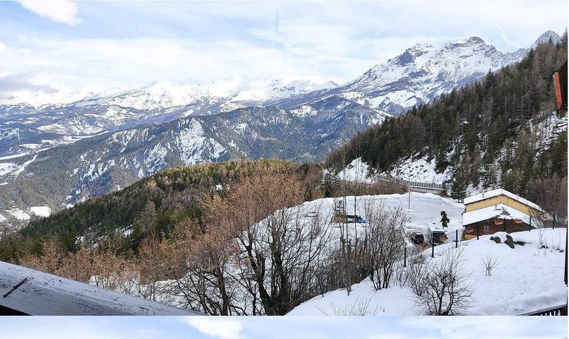 Studio pour 4 personnes, avec balcon à Pra-Loup
