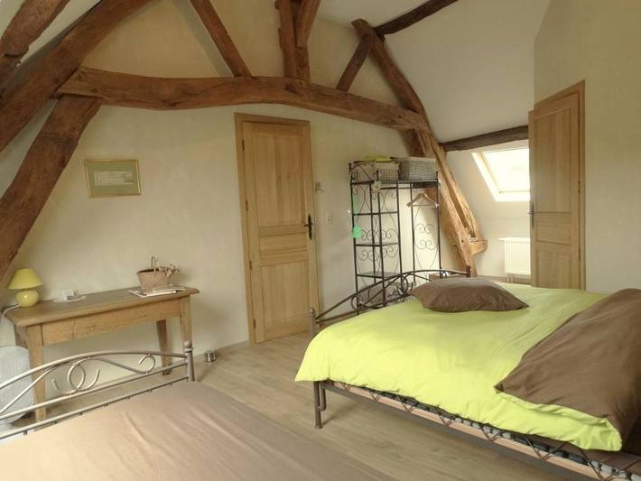 Chambre d’hôte pour 4 personnes, avec vue et jardin