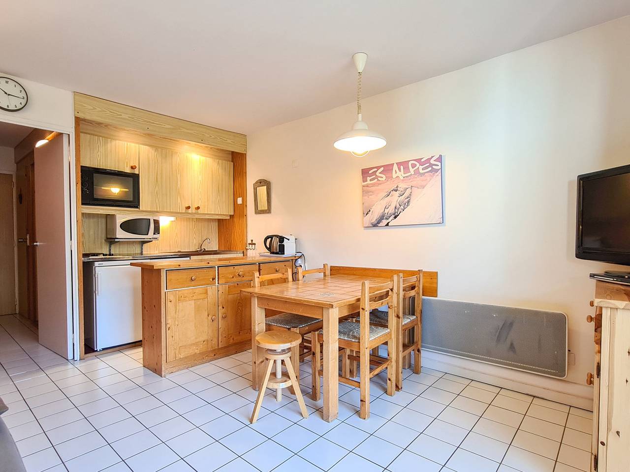 Ganzes Studio, Renoviertes Studio mit Balkon, pistennah, Skiraum in Flaine, Arâches-la-Frasse