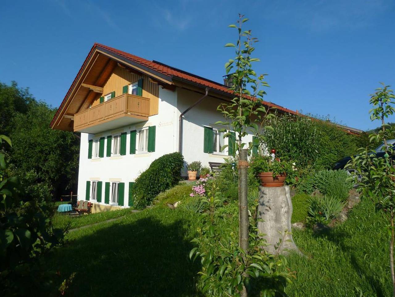 Ganze Ferienwohnung, Gästehaus Sonneneck - Ferienwohnung Panorama in Bad Kohlgrub, Bayerische Alpen