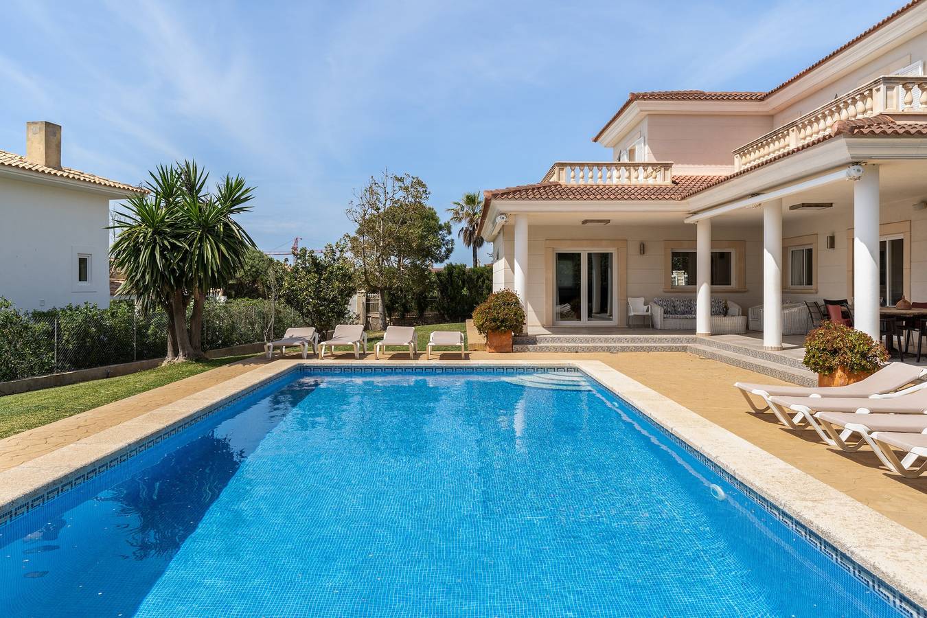Villa 'Sa Torre' mit Meerblick, privatem Pool und Wlan in Badia Blava, Llucmajor