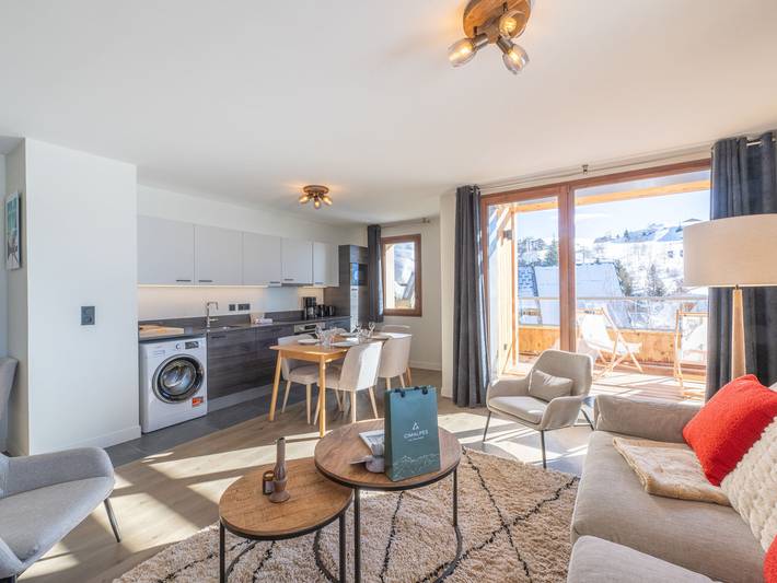 Appartement entier, Bel appartement 6 pers, proche pistes, Wifi, animaux acceptés in Huez, Parc national des Écrins