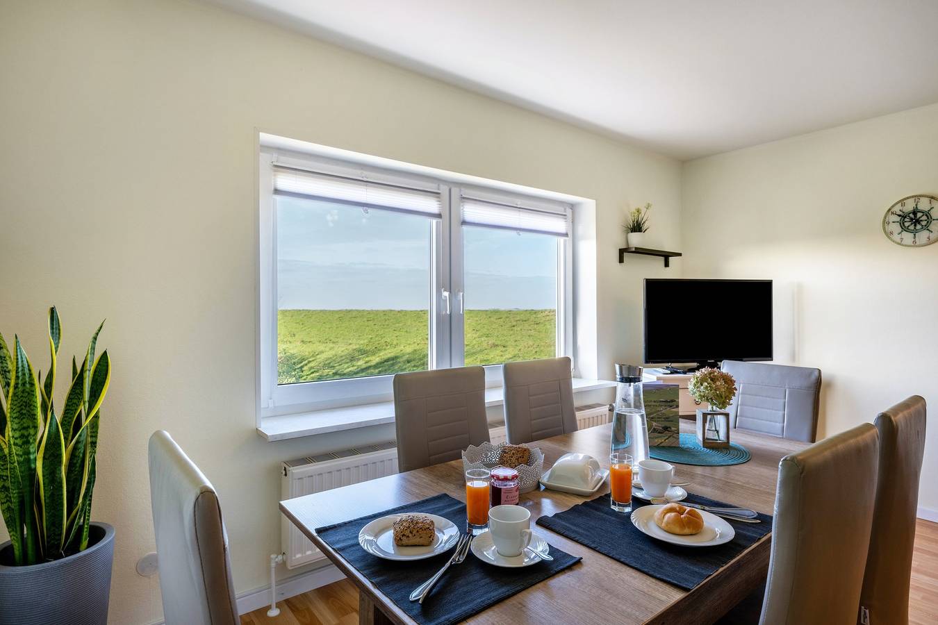 Ganze Wohnung, Ferienwohnung Wattenmeer 3" mit Gemeinschaftsgarten und Wlan in Pellworm, Nordseeküste