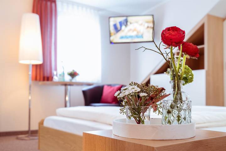 Pension für 2 Personen, mit Terrasse und Garten sowie Sauna in Altenberg