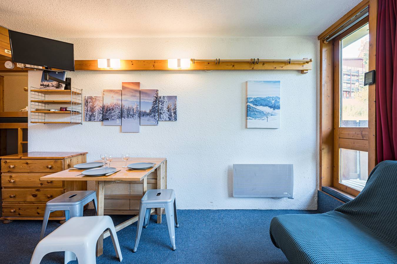 Appartement entier, Appartement 'Au Coeur De La Station' avec balcon et Wi-Fi in Arc 1800, Bourg-Saint-Maurice