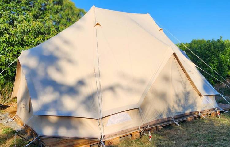 Tente pour 3 personnes, avec jardin ainsi que piscine et vue dans les Hautes-Pyrénées - 2