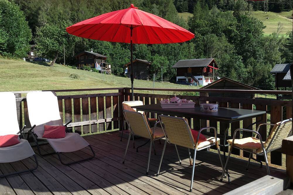 Charming Chalet at Authentic Village with Large Sunny Terrace and Magnificent View in Ernen, Aletsch Arena