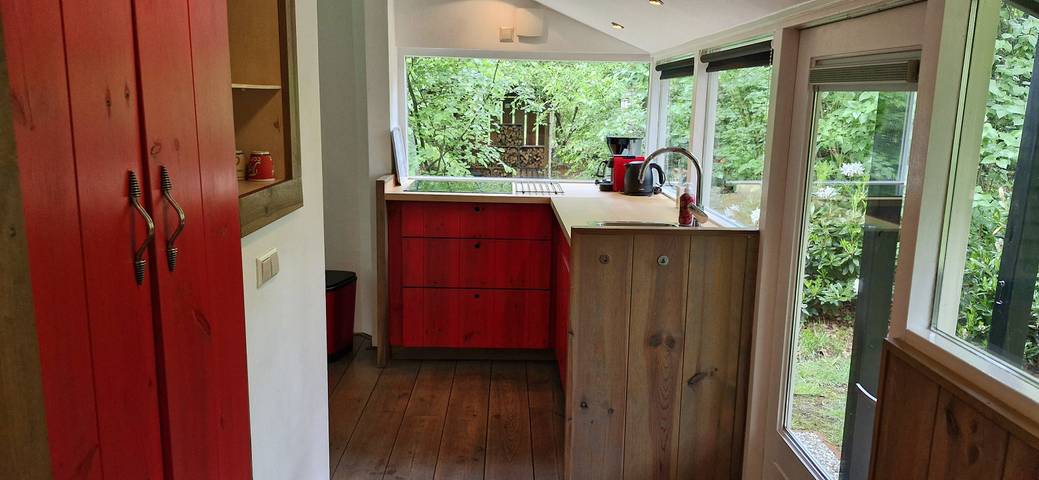 Charmantes 2-Personen Ferienhaus mit Holzofen und sonnigem Garten in Hooghalen, Drenthe in Hooghalen, Drenthe