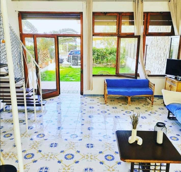 Villa per 5 persone, con Balcone e Terrazza nonché Giardino e Panorama a Gaeta