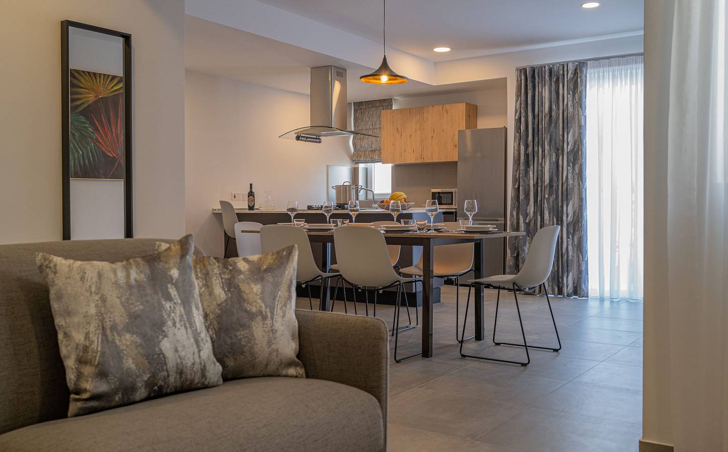 Appartement entier, Appartement de vacances pour 6 personnes avec balcon in Marsaskala, Île de Malte