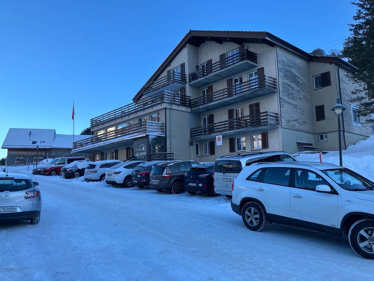 Ski and group house with view directly on the piste in Alt St. Johann, Wildhaus-Alt St. Johann