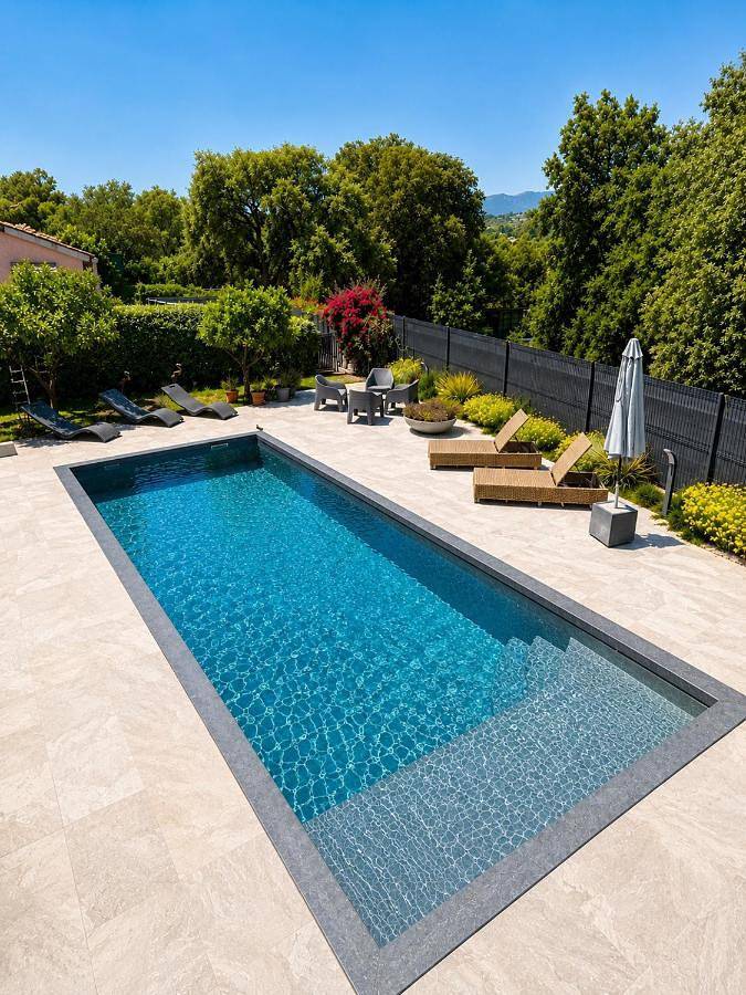 Appartement de vacances pour 4 personnes, avec piscine ainsi que jardin et vue - 1
