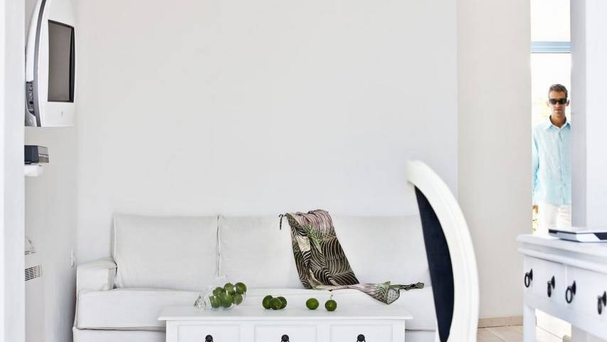 Location de vacances pour 4 personnes, avec terrasse et vue sur l’océan à Megalochori - 2