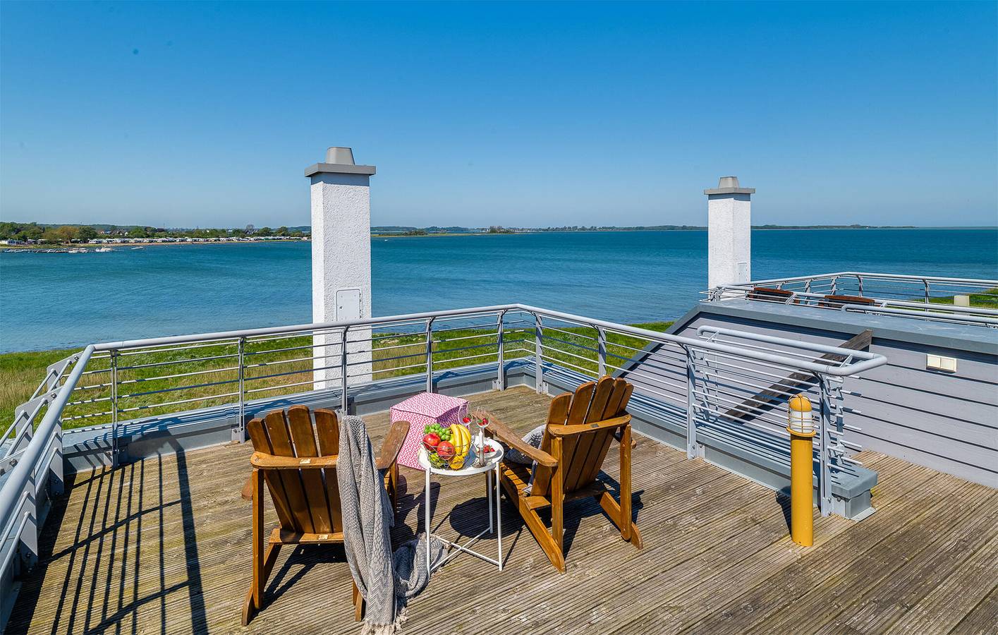 Appartement mit Meerblick, Terrasse, Parkplatz, 1 km zum Strand in Olpenitz, Kappeln