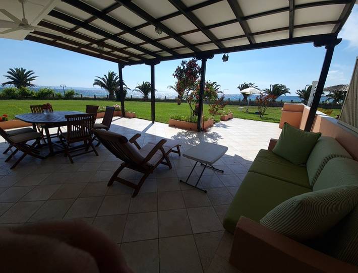 Ferienhaus für 9 Personen, mit Garten und Meerblick sowie Terrasse und Ausblick, mit Haustier in Chalkidiki - 4