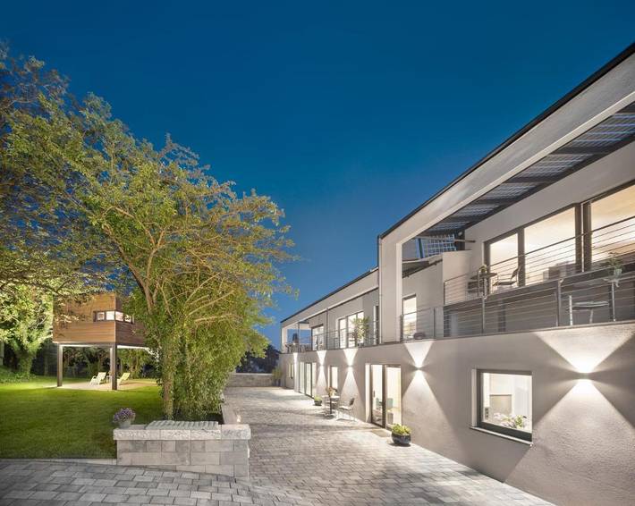 Ferienwohnung für 6 Personen, mit Terrasse und Garten sowie Ausblick