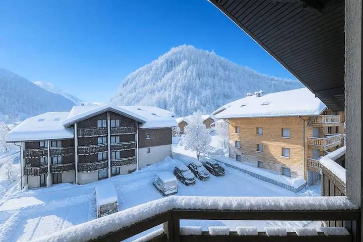 Apartamento entero, Studio 4 pers avec balcon et vue montagne in Montriond, Les Portes du Soleil