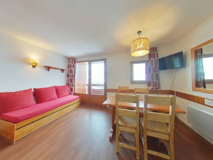 Gîte pour 5 personnes, avec Balcon dans Plagne Soleil