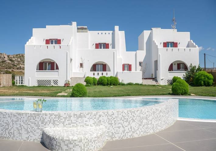 Villa pour 10 personnes, avec Vue sur l’océan et Balcon ainsi que Terrasse et Jardin dans Naxos - 3