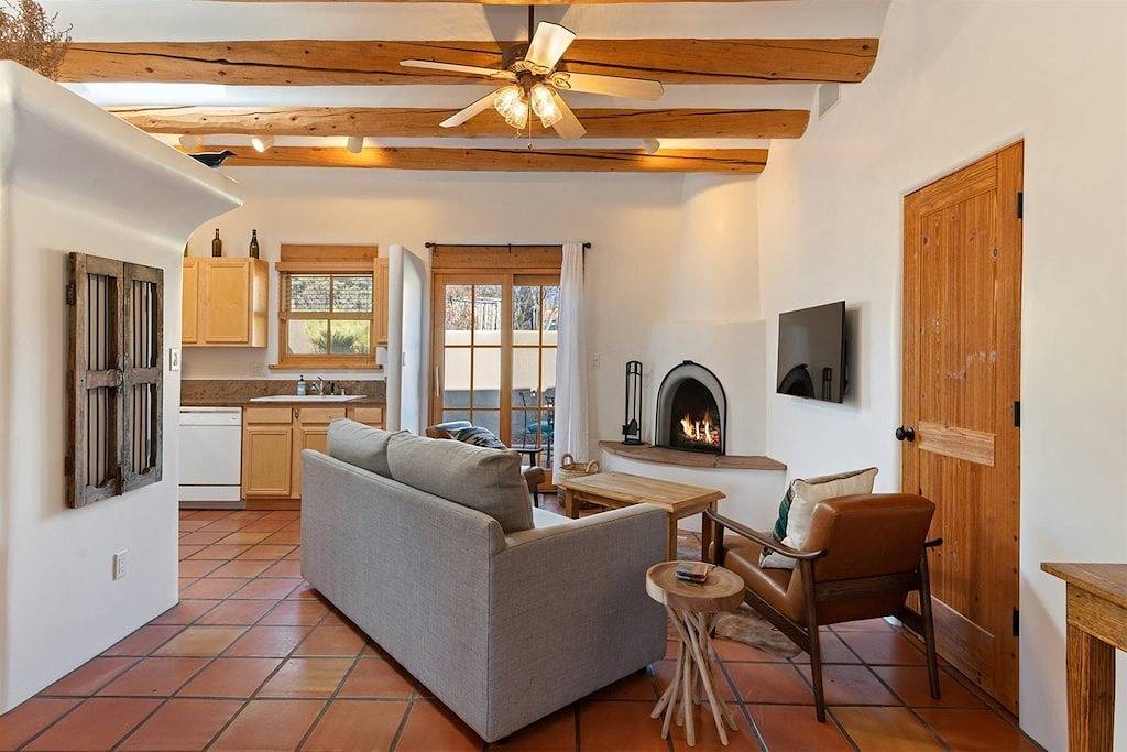 Ideal location, Great Workspaces, Kiva Fireplace in Santa Fe, Santa Fe County