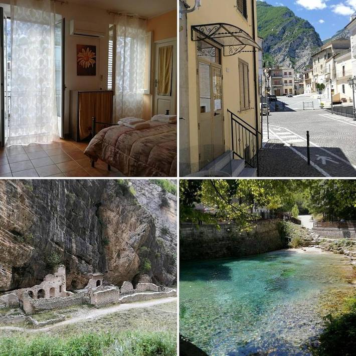 Location de vacances pour 2 personnes, avec Balcon ainsi que Terrasse et Vue à Fara San Martino