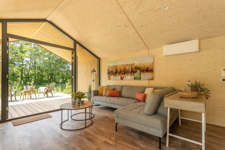 Blockhütte für 2 Personen mit Sauna in Kortgene, Niederländische Nordsee