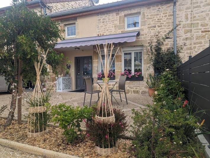 Chambre d’hôte pour 4 personnes, avec Terrasse et Jardin