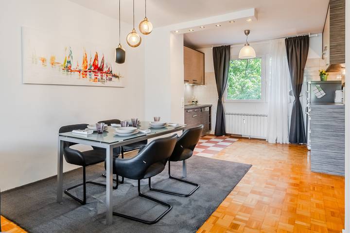 Gîte pour 4 personnes, avec balcon, adapté aux familles à Zagreb - 4
