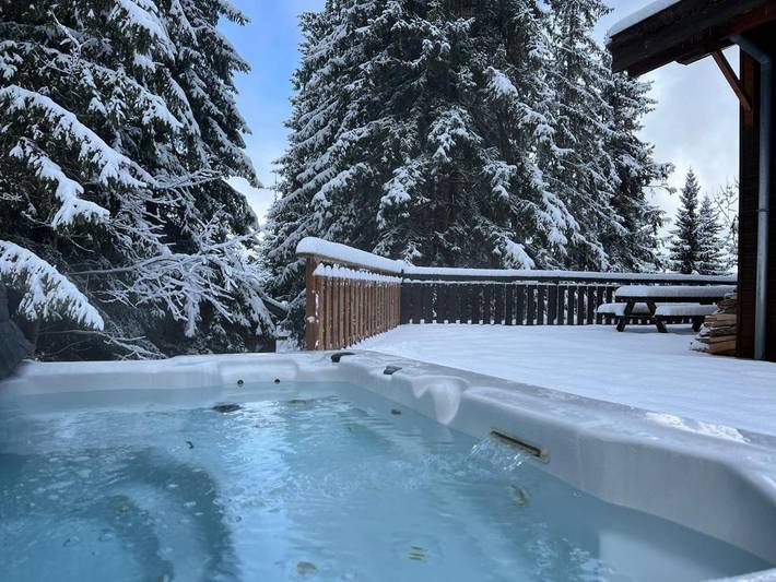 Chalet pour 16 personnes, avec terrasse ainsi que vue et jardin, animaux acceptés