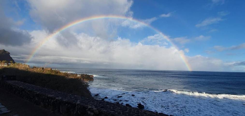 Casa rural para 5 personas, con vistas y vistas al lago además de piscina y jardín en Los Silos - 3
