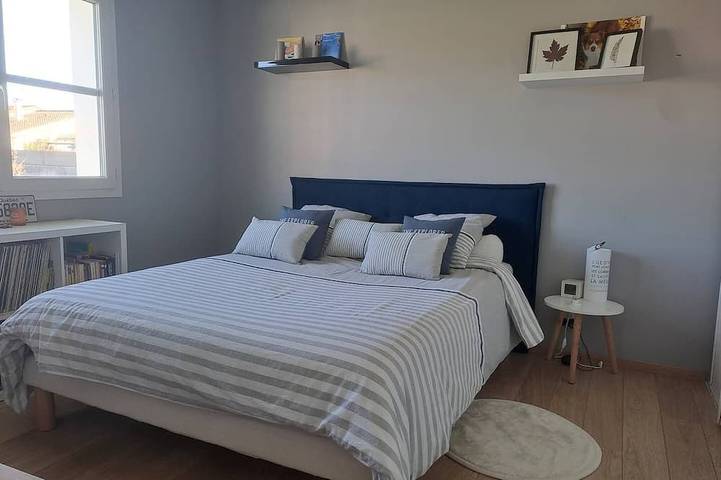 Villa \"Les Tropiques\" avec piscine privée in Mios, Région d'Arcachon