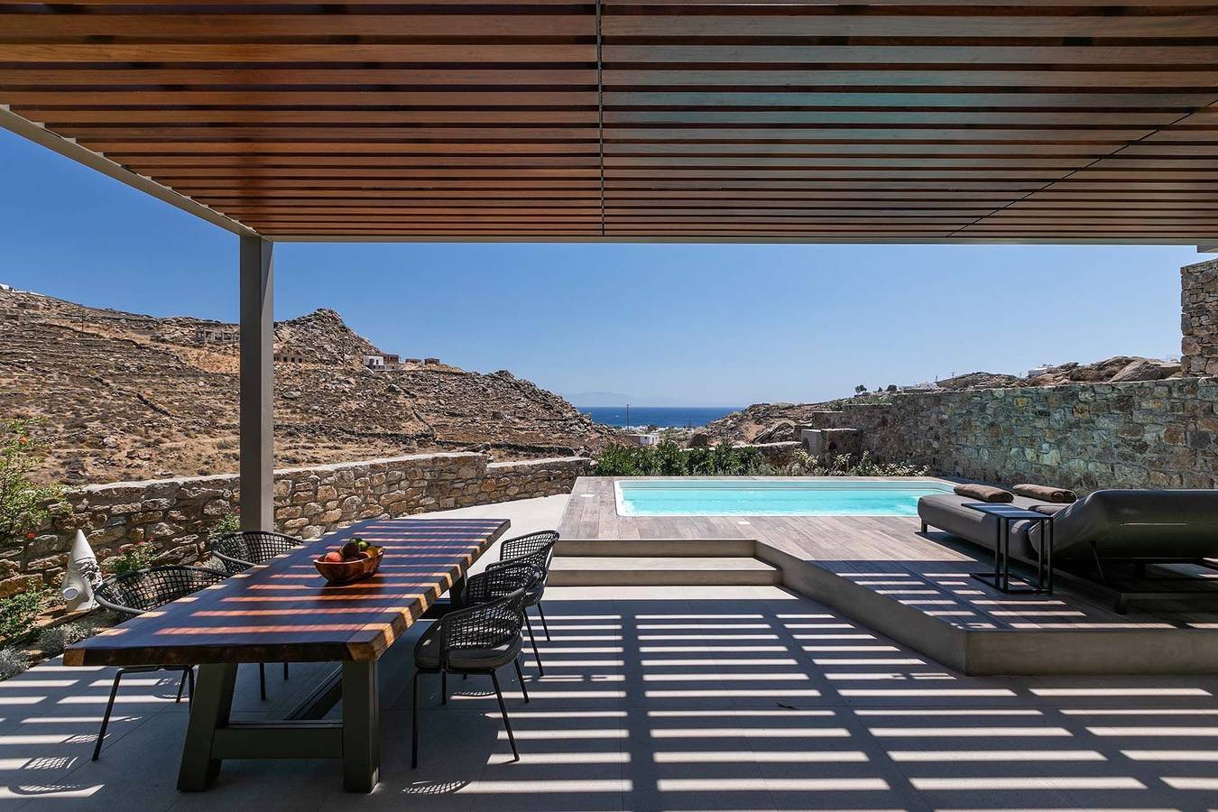 Astounding Mykonos Villa | Scarlet Villa | 7 Bedrooms | Close to Beach | Basket Ball Court in Platis Gialos, Mykonos