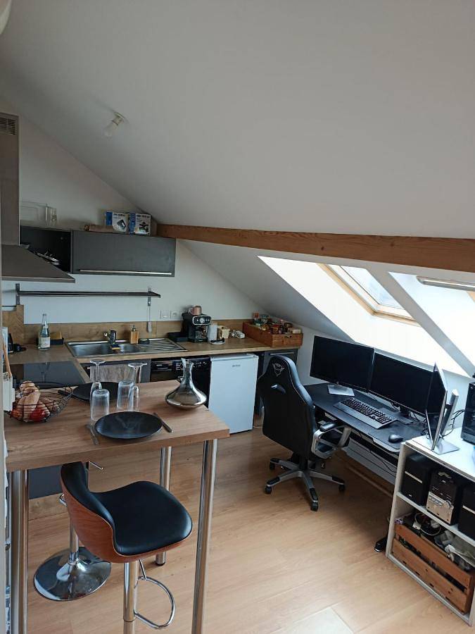 Gîte pour 4 personnes, avec vue sur le lac ainsi que vue et piscine, animaux acceptés dans Gare D Evian Les Bains