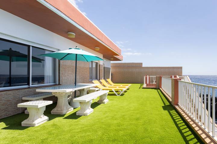 Villa mit Traum-Meerblick und mit  beheizbarem Pool in El Tablado, Güímar
