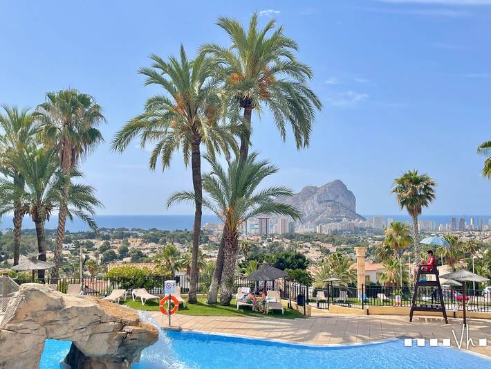 Bungalow für 4 Personen, mit Pool und Terrasse, mit Haustier in Calpe