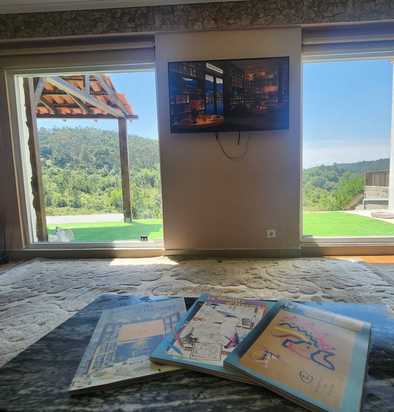 Casa de vacaciones 'Quinta Eva' con terraza privada, jardín privado y Wi-Fi in Santa Catarina, Leiria District