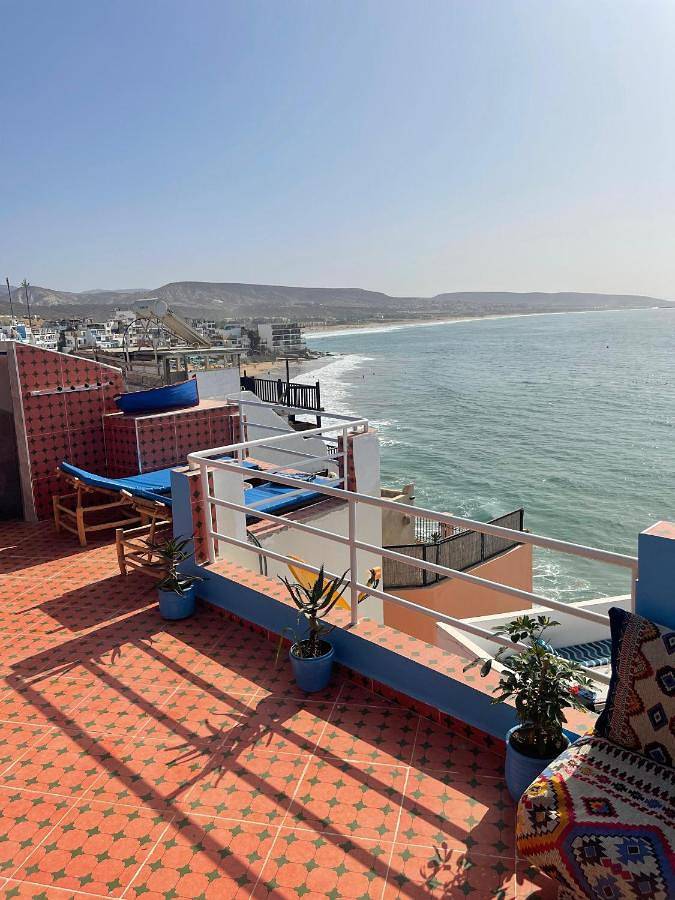 Hôtel pour 3 personnes, avec vue et terrasse, animaux acceptés à Taghazout (village) - 2