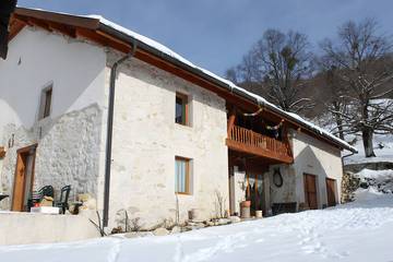Cottage pour 4 personnes, avec jardin à Hotonnes