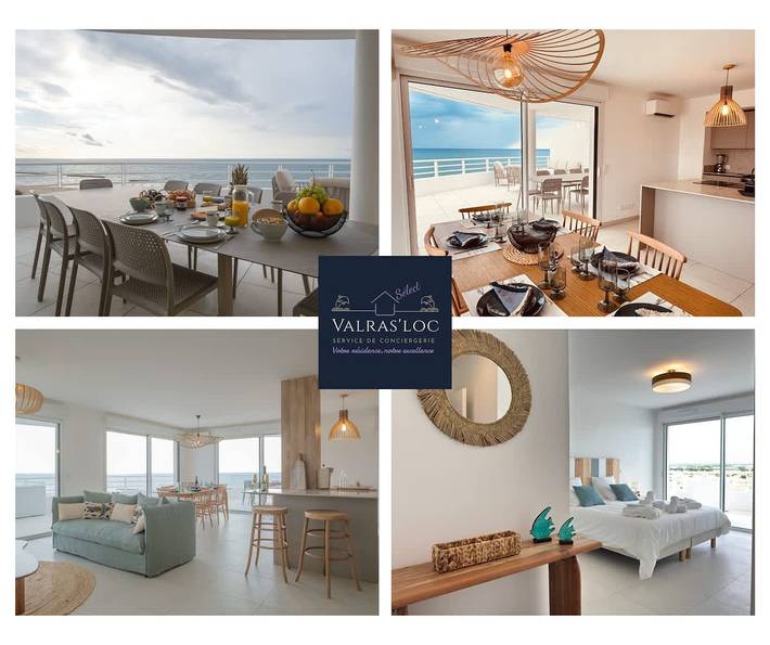 Gîte pour 8 personnes, avec balcon/terrasse et jacuzzi, animaux acceptés dans Casino de Valras Plage - 3