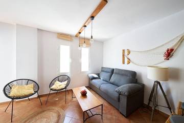 Gîte pour 4 personnes, avec terrasse dans La Isleta del Moro