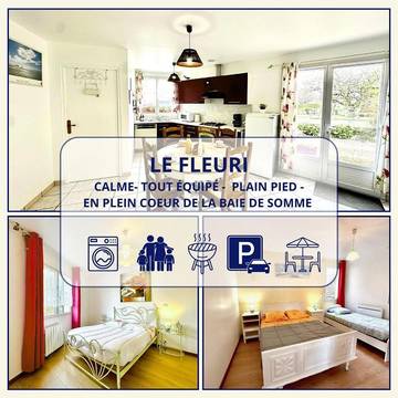 Gîte pour 5 personnes, avec jardin à Noyelles-sur-Mer