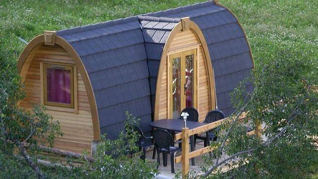 Holz-Iglu in Sent, Unterengadin