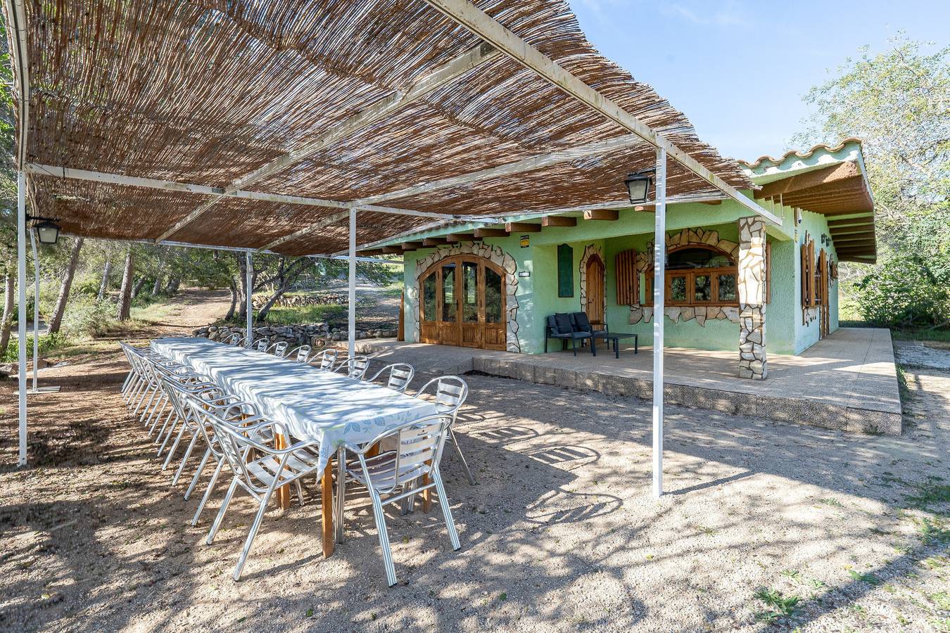 Casa de vacaciones 'La Xaconera' con piscina privada, Wi-Fi y aire acondicionado in La Riera, Costa Dorada