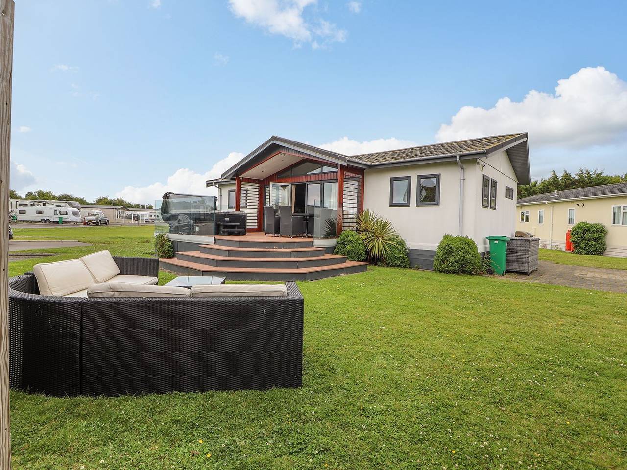 Honeysuckle Lodge in Rhyl, Conwy en omgeving
