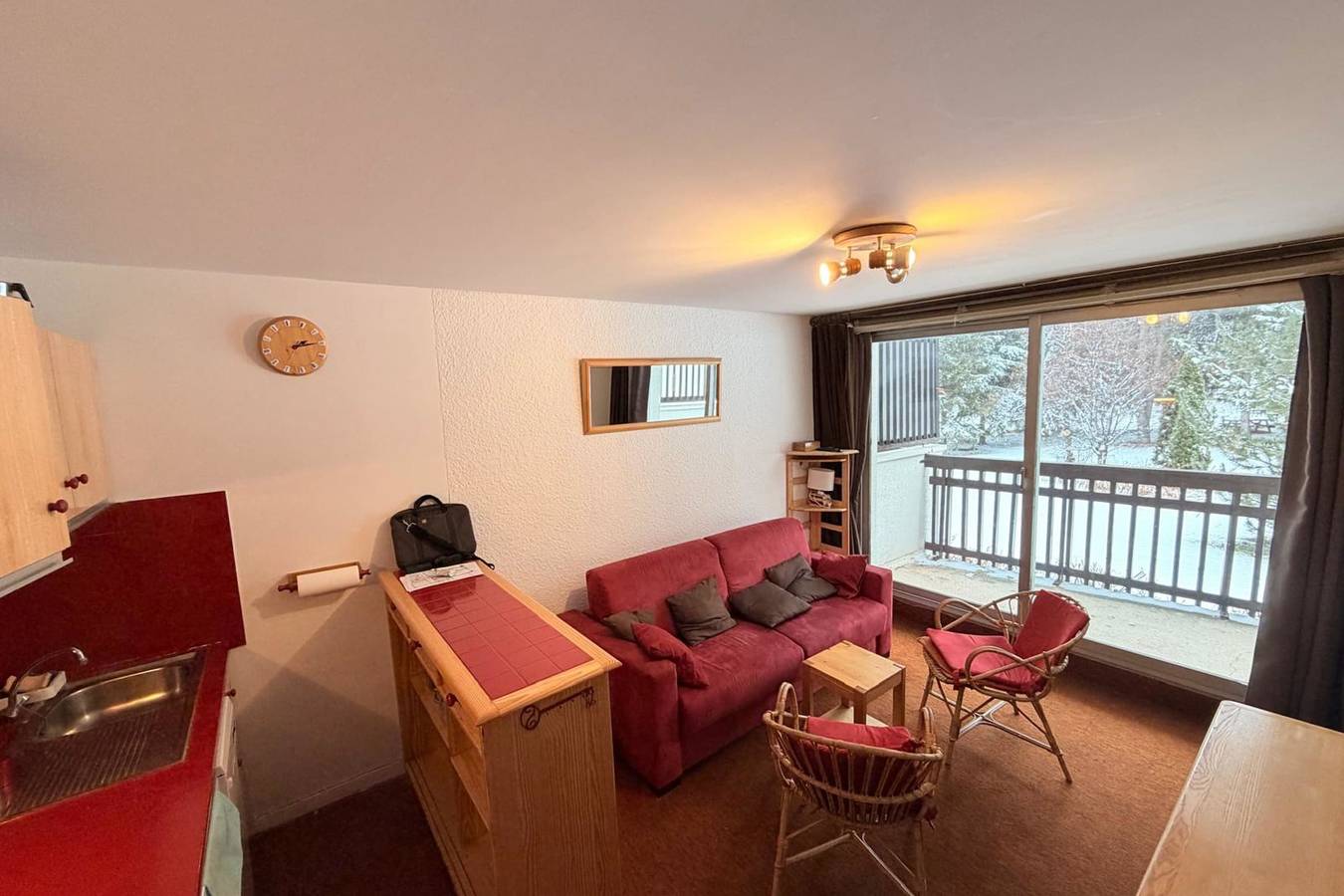 Estudio entero, Comfortable studio at the foot of the ski slopes in La Salle les Alpes, Serre Chevalier